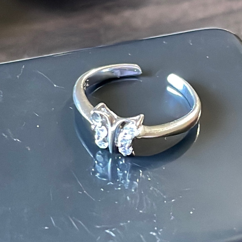 Toe Ring 925 Sterling Silver - image 1